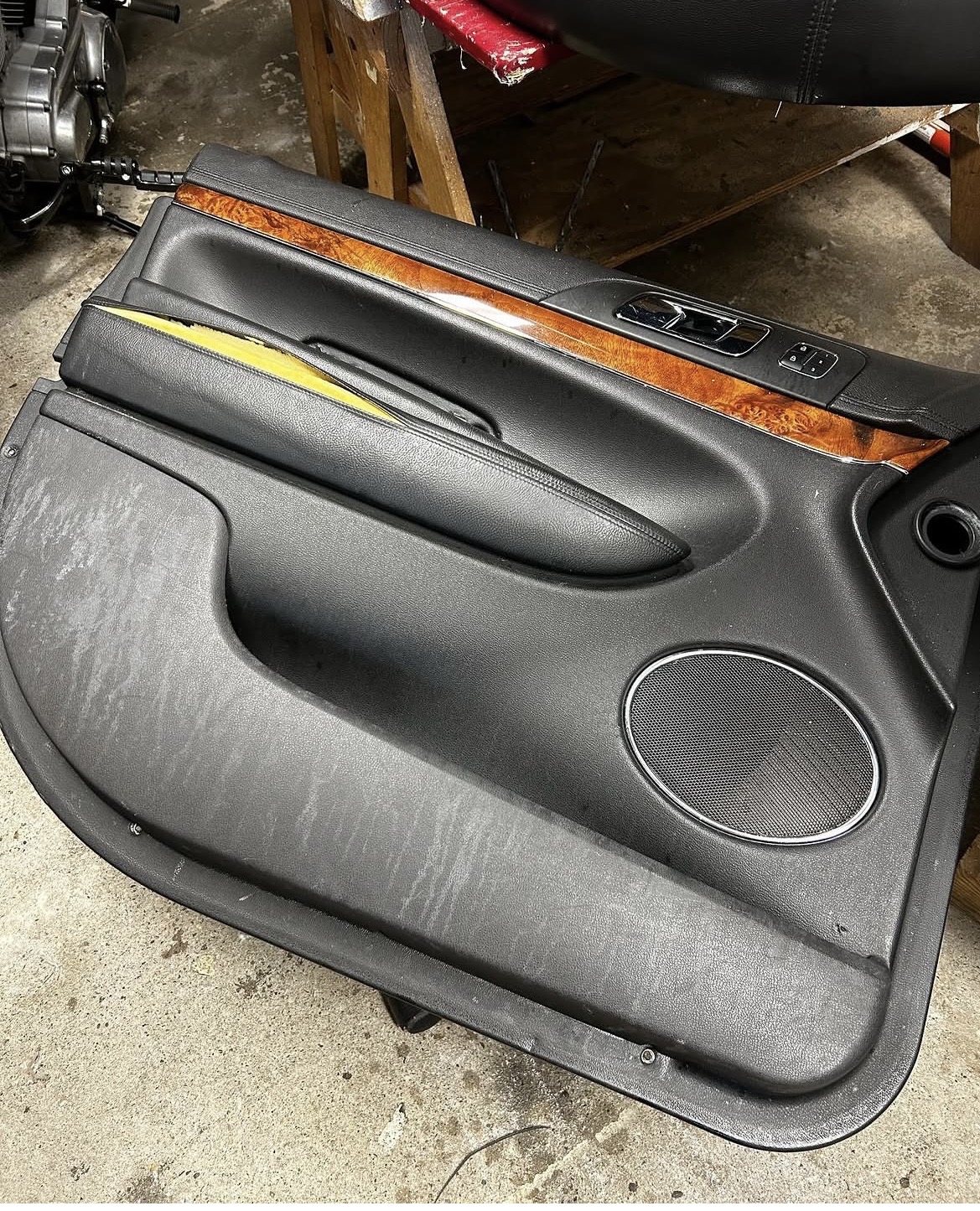 Car seat reupholstery — custom auto interior work, Long Island