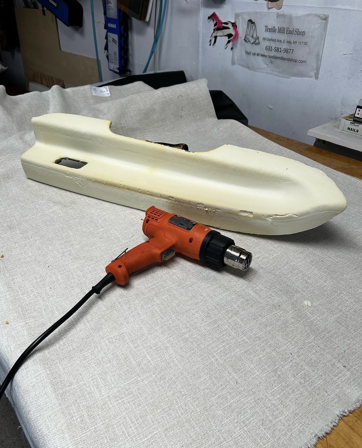 Auto interior upholstery — finished custom work, Bellport NY