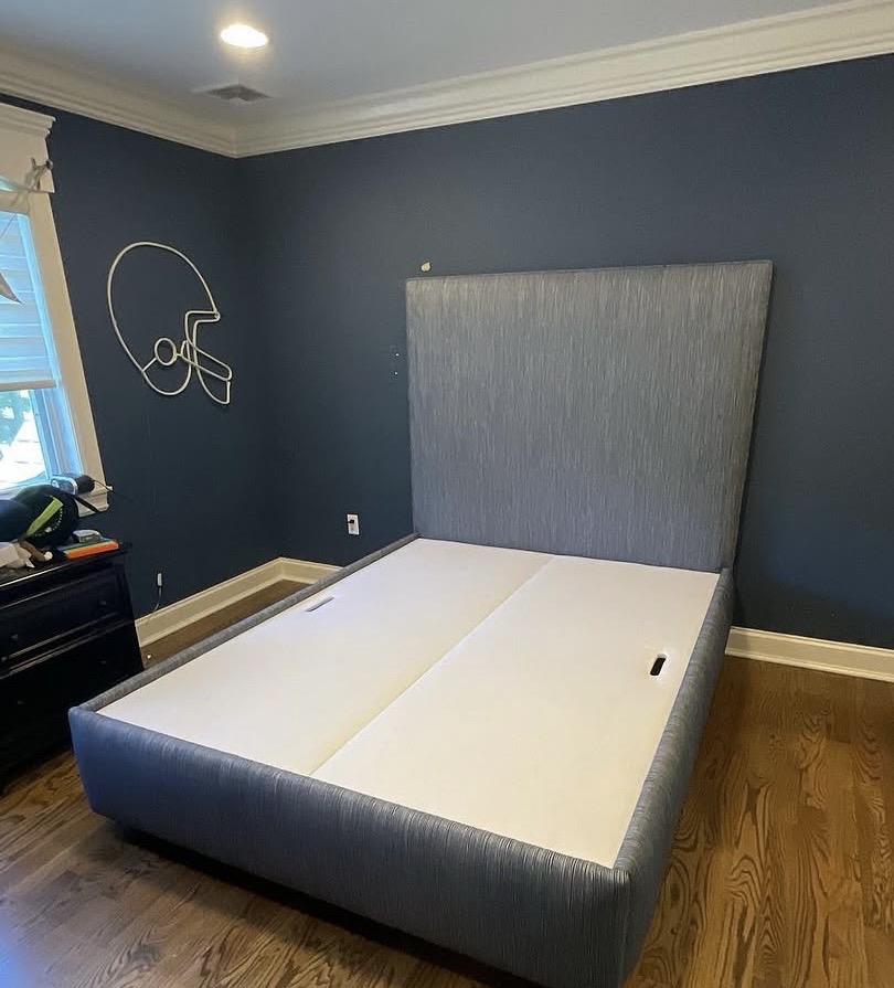 After — upholstery restoration by Fabricio's Upholstery Shop